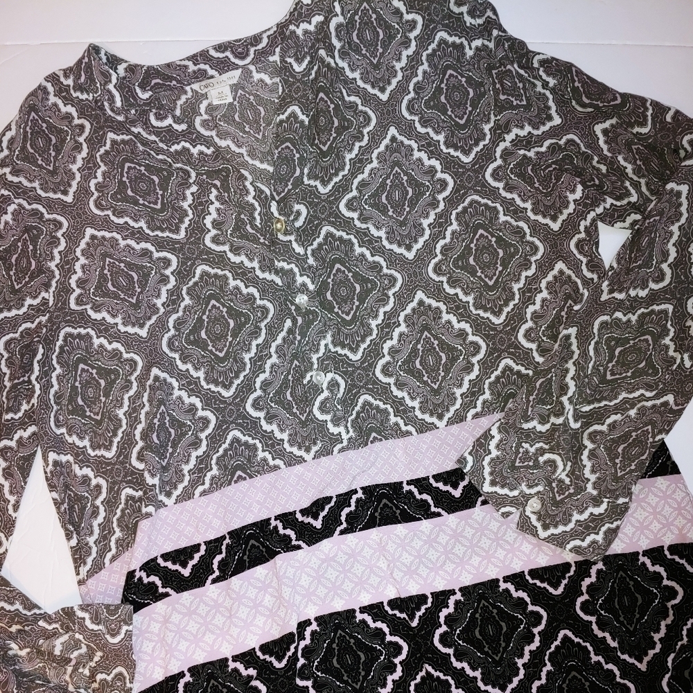 Cato Rayon Tunic Blouse M